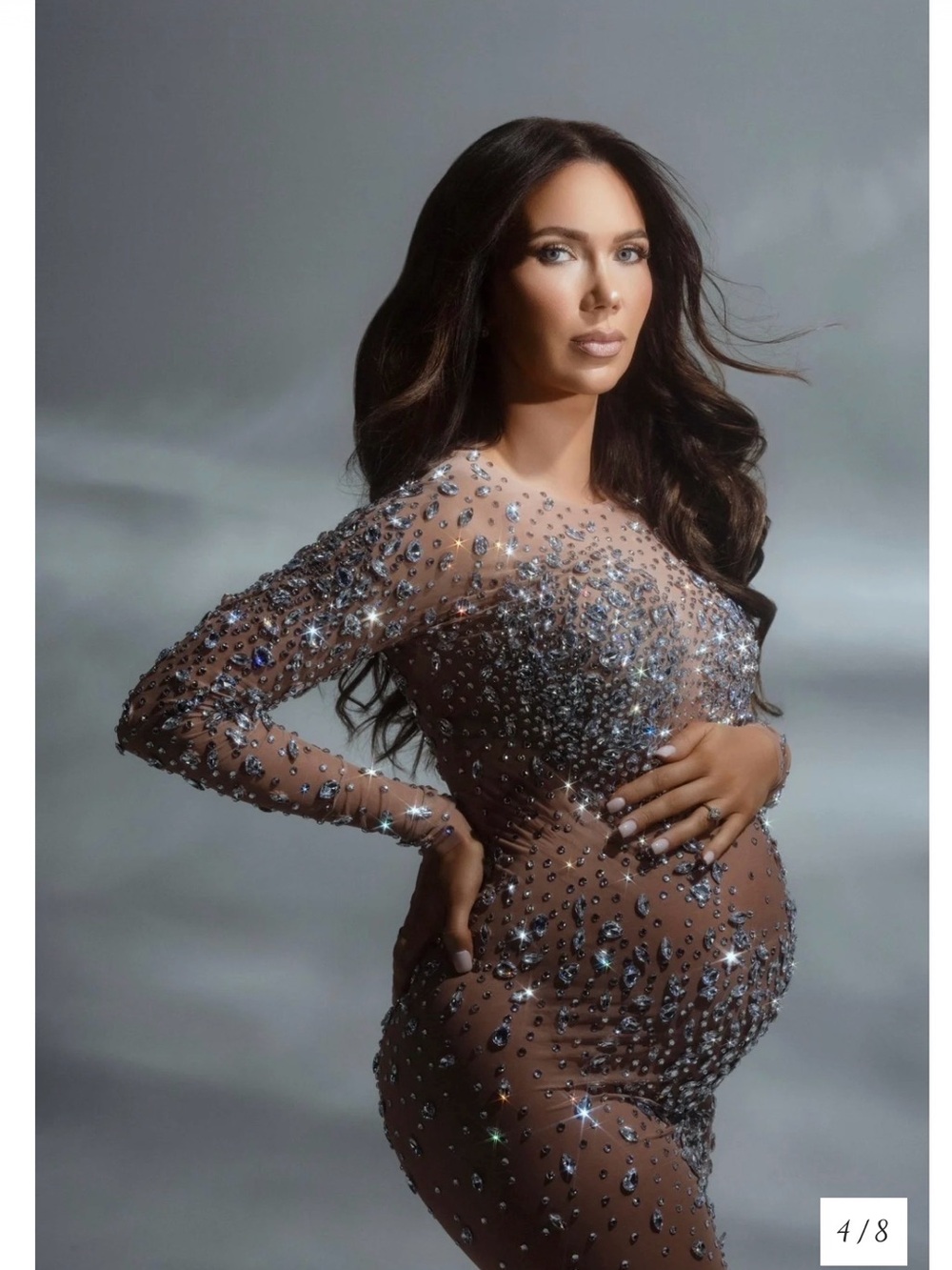 Luna diamond gown